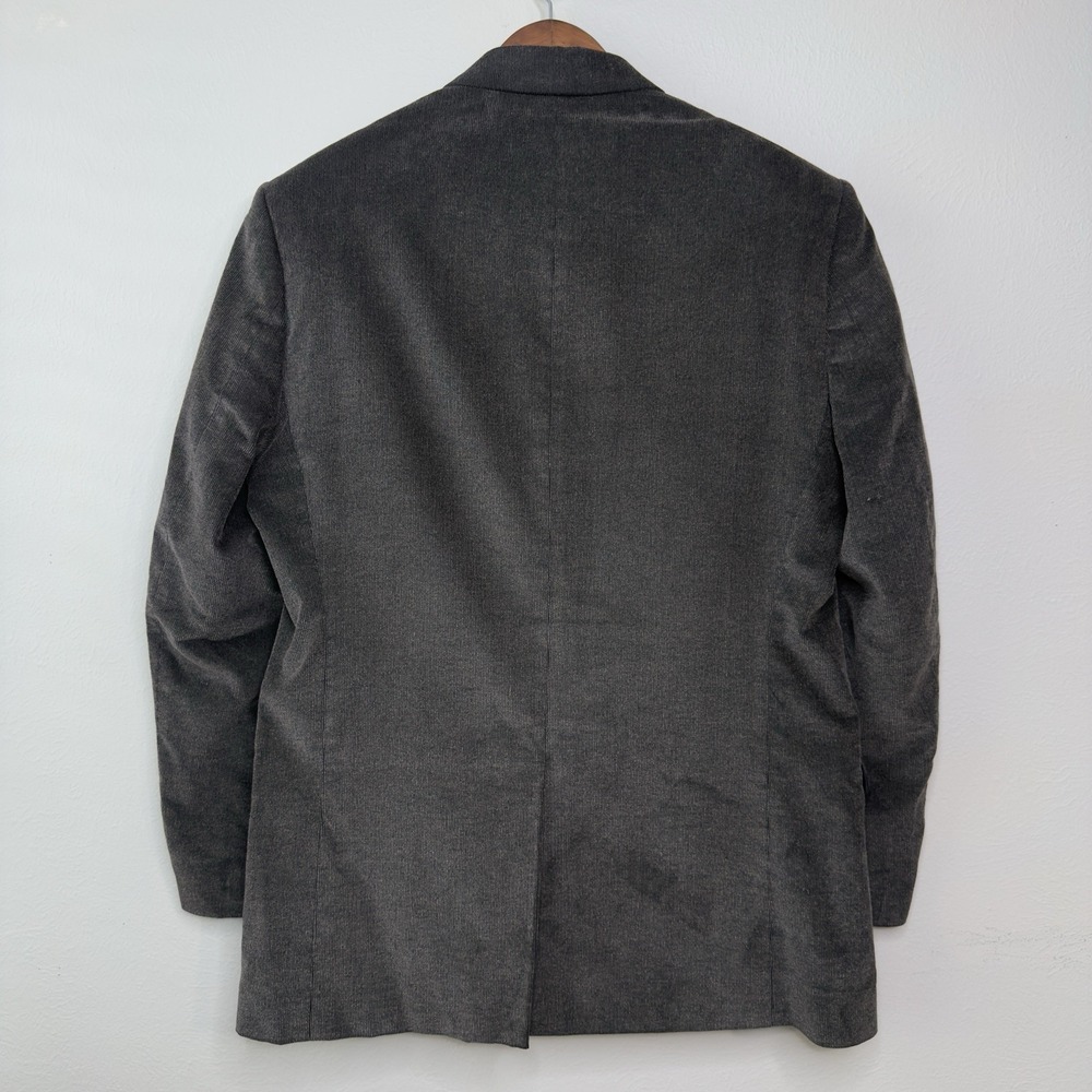 Chaps Ralph Lauren 42L Dark Chocolate Corduroy Sport Coat Blazer Business Preppy - Picture 2 of 13